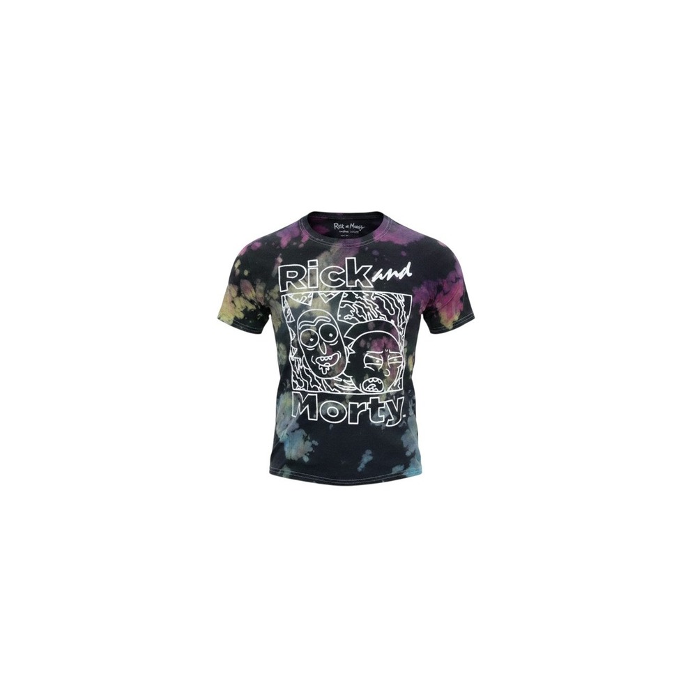 rue21 Rick and Morty T-Shirt Mens Large Black Tie Dye NWT Graphic Tee